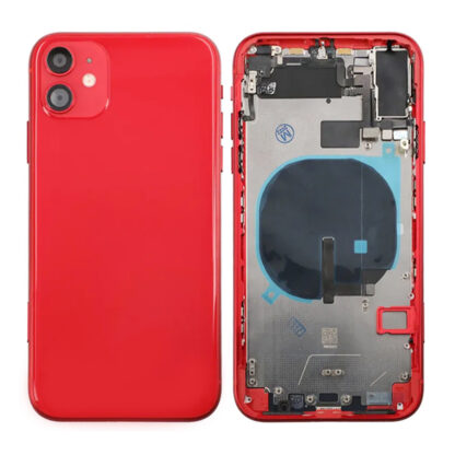 iPhone 11 Back Housing Premium - With SEMI Small Parts - Red