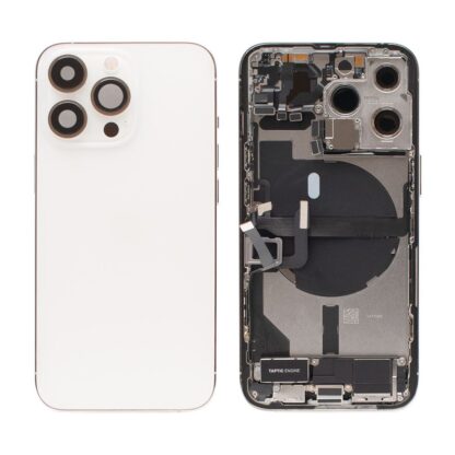 iPhone 13 Pro Back Housing Premium - With SEMI Small Parts - White