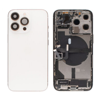 iPhone 13 Pro Max Back Housing Premium - Complete Small Parts Silver