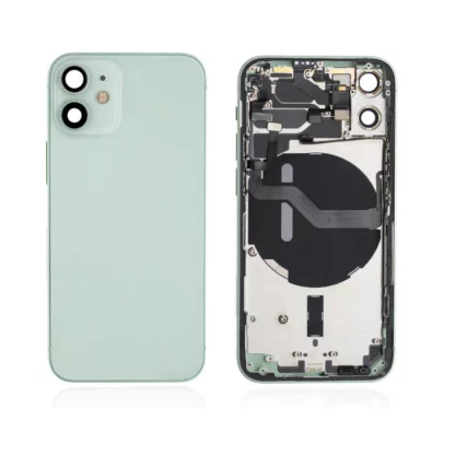 iPhone 12 Mini Back Housing Premium - With SEMI Small Parts - Green